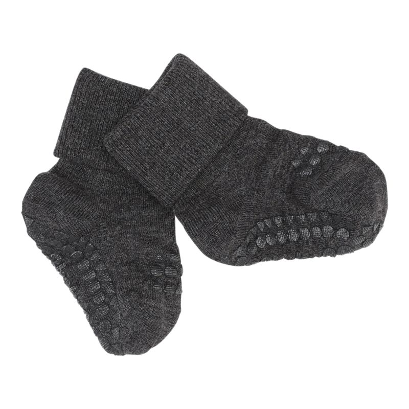 GoBabyGo Bamboo libisemiskindlad bambussokid Dark Grey Melange