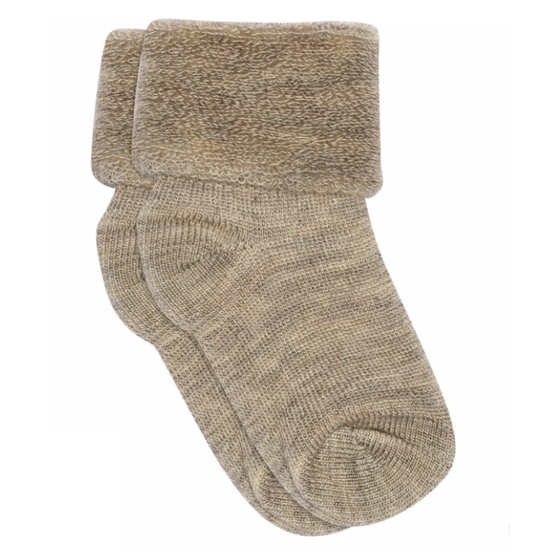 MP meriinovillased beebisokid Light Brown Melange