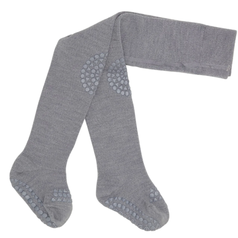 GoBabyGo Wool libisemiskindlad villased sukkpüksid Grey Melange