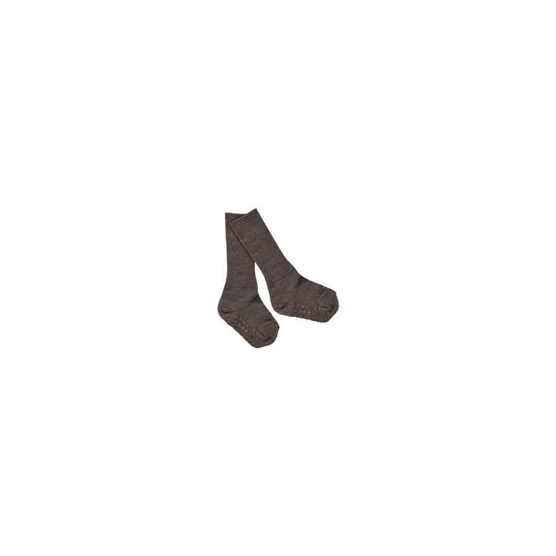 GoBabyGo Merino Wool libisemiskindlad meriinovillased sokid Chestnut