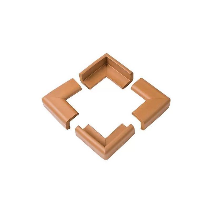 BabyOno nurgakaitsmed 4 tk pruun