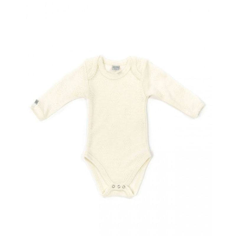 SmallStuff meriinovillane body pikkade varrukatega Off White