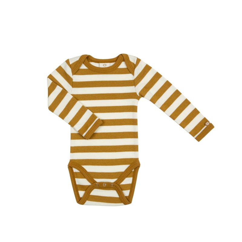 SmallStuff body pikkade varrukatega Hazel/Off White