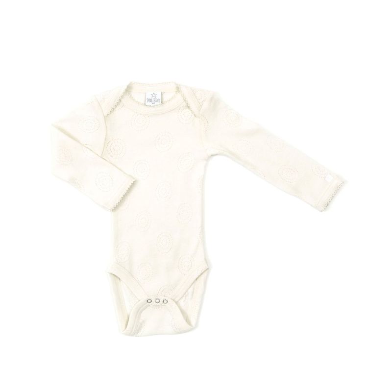 SmallStuff pitskoes body pikkade varrukatega Off White