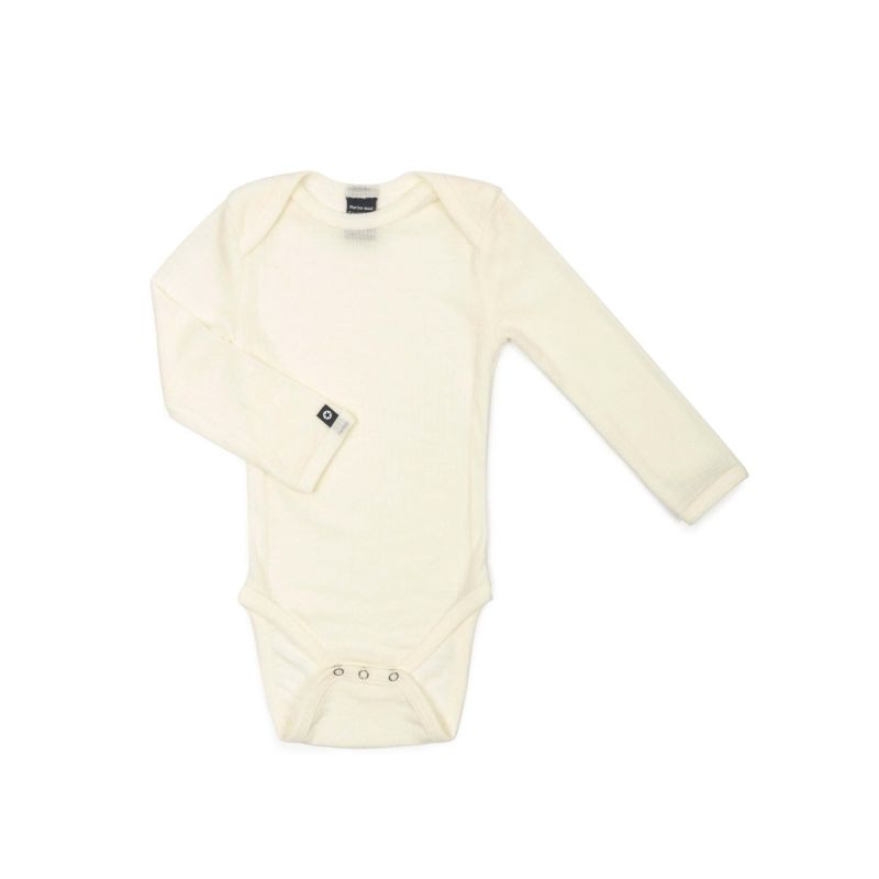 SmallStuff meriinovillane body pikkade varrukatega Off White