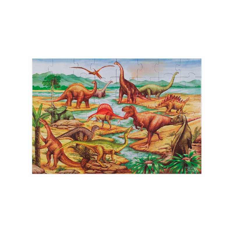 Melissa & Doug 48 tükiga pusle Dinosaurused