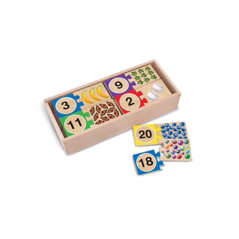 Melissa & Doug puidust puslemäng Numbrid