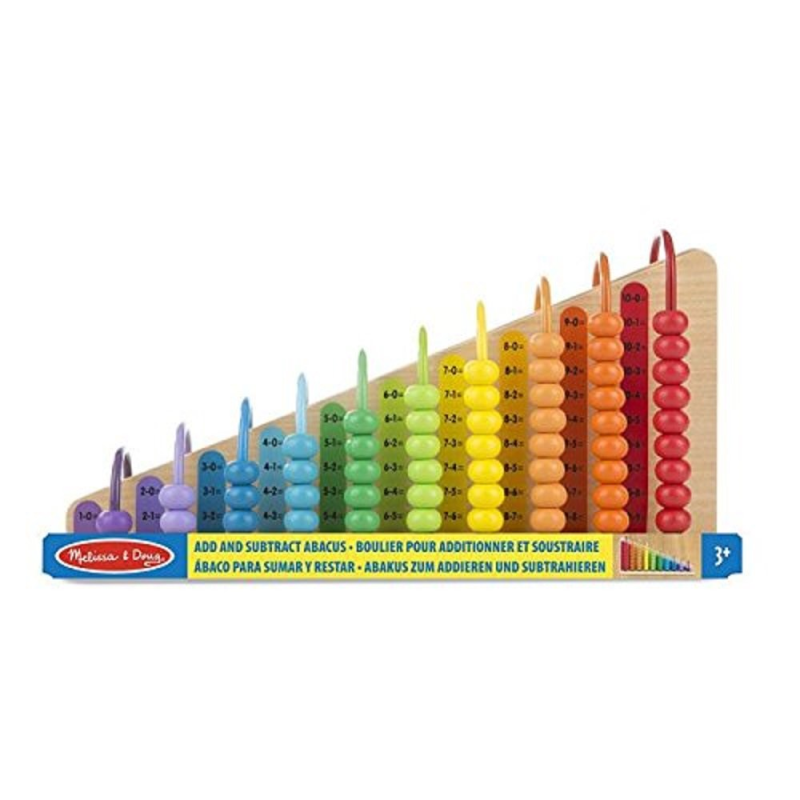 Melissa & Doug puidust värviline arvelaud