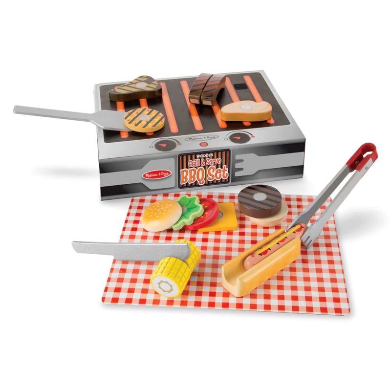 Melissa & Doug puidust grillimiskomplekt