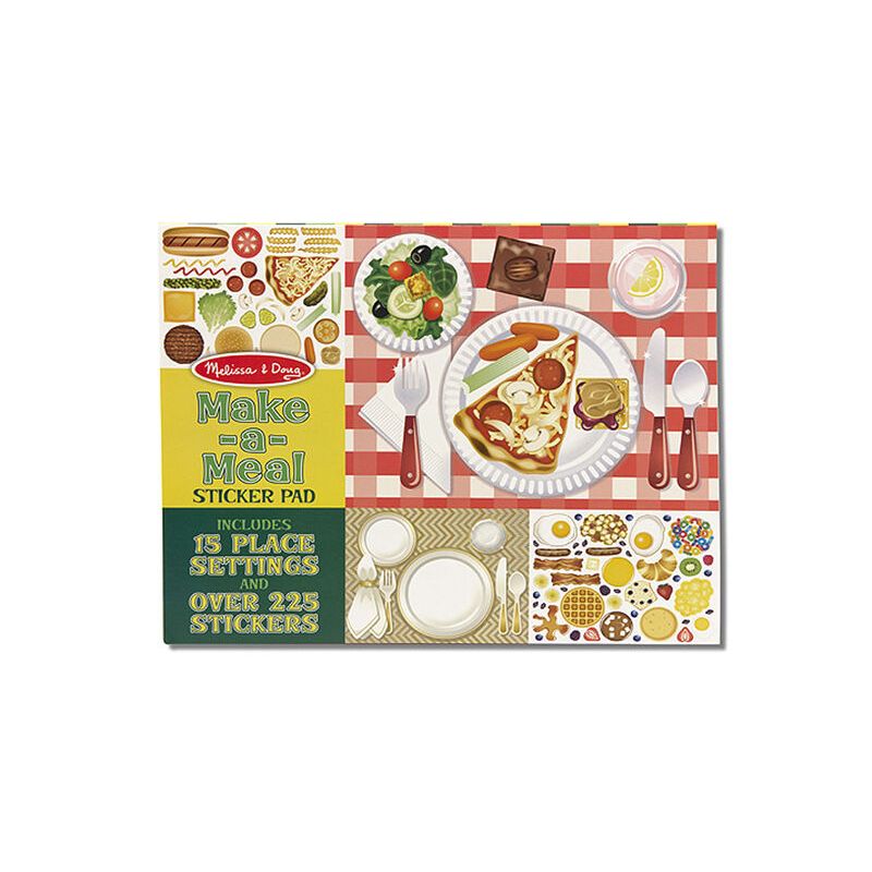 Melissa & Doug kleepsuraamat ja 225+ kleepsu Lauakatmine