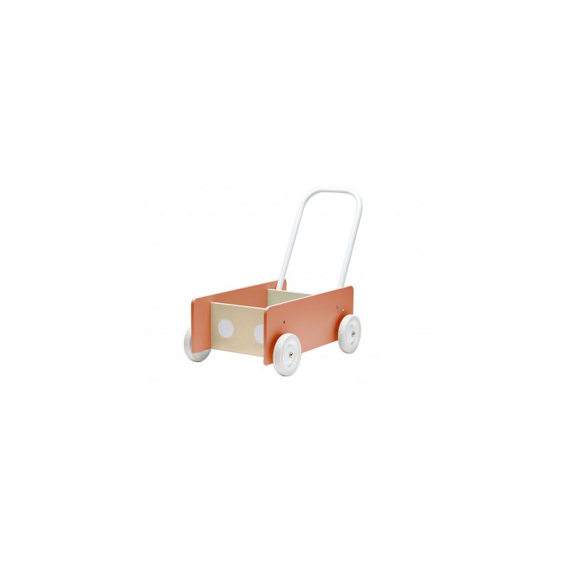 Kids Concept lükatav käru Aprikoos
