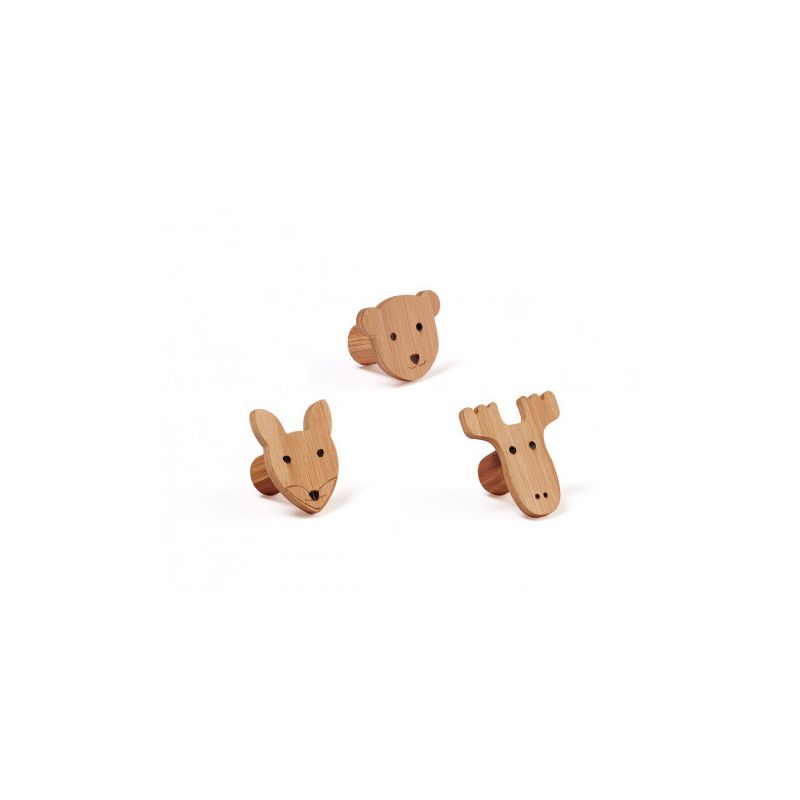 Kids Concept puidust seinanagid 3tk