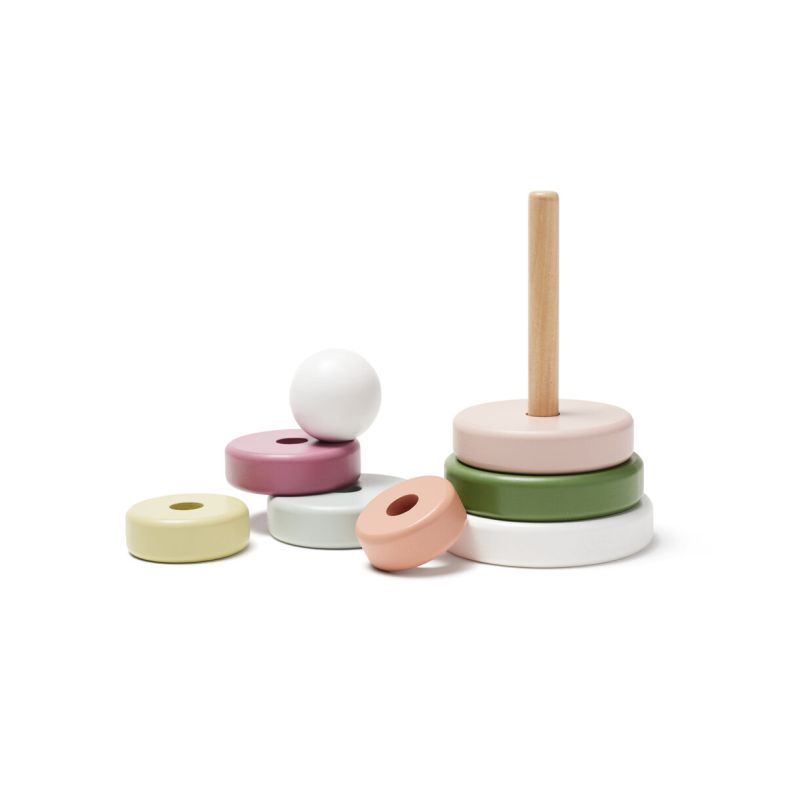 Kids Concept puidust ladumisrõngad Edvin