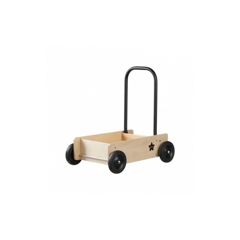 Kids Concept puidust lükatav käru Neo