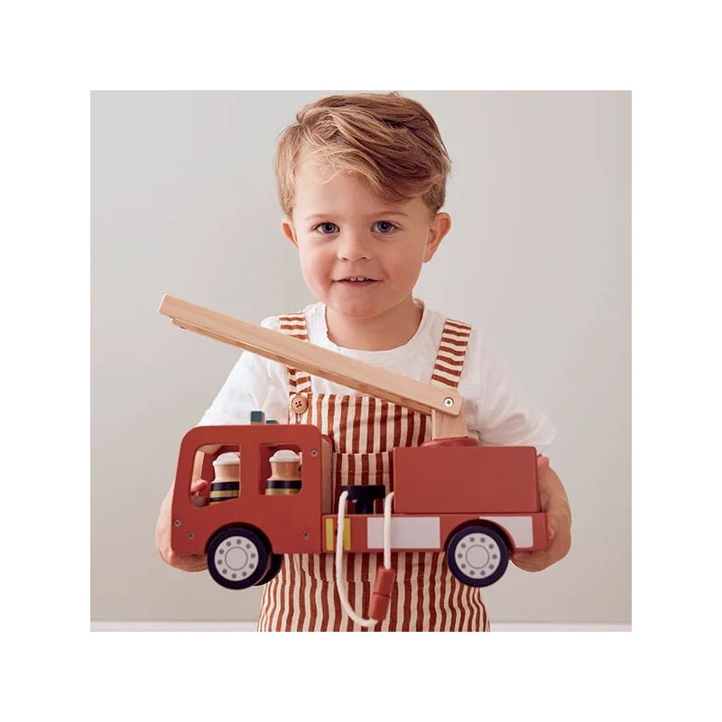 Kids Concept puidust tuletõrjeauto Aiden