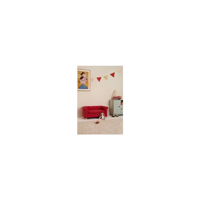 Kids Concept laste diivan Chesterfield punane