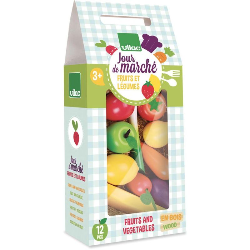 Vilac puidust Puu- ja köögiviljad - saadaval 1tk