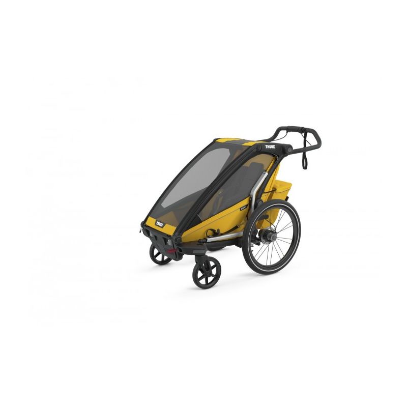 Thule lastekäru Chariot Sport 1- Spectra Yellow on Black