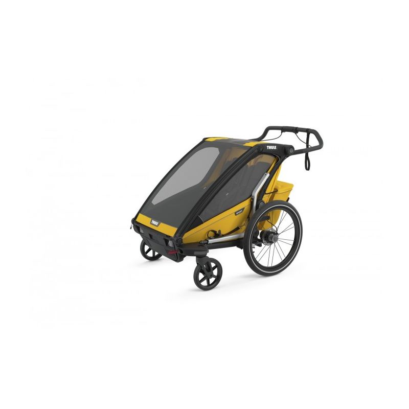 Thule lastekäru Chariot Sport 2- Spectra Yellow on Black