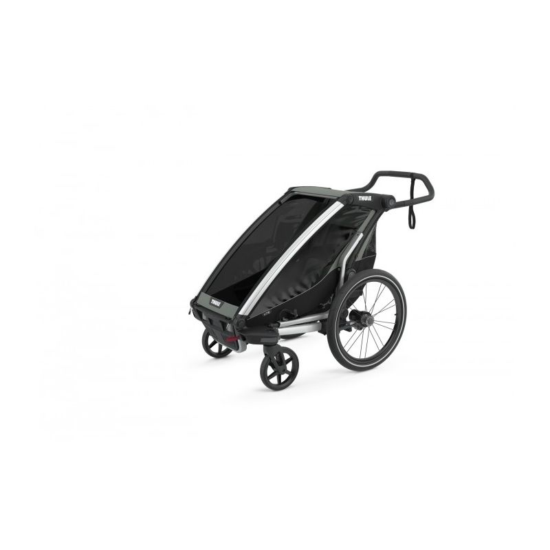 Thule lastekäru Chariot Lite 1 Agave- Black