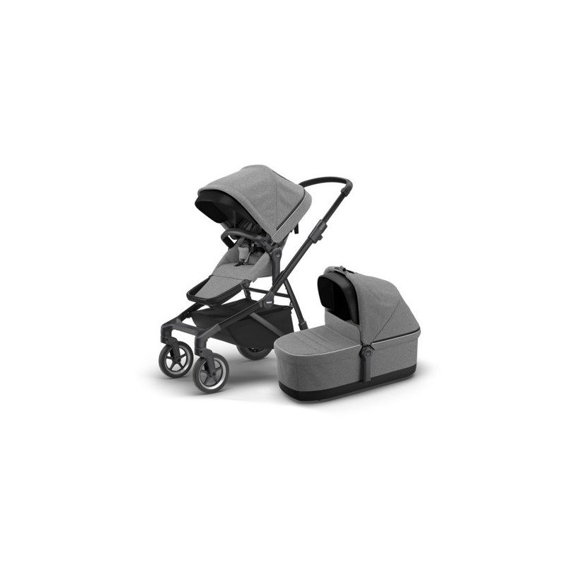 Thule Sleek 2in1 vankrikomplekt, Grey Melange on Black