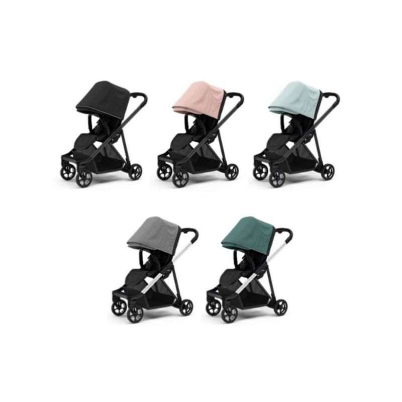 Thule jalutuskäru Shine- Black/ Misty Rose