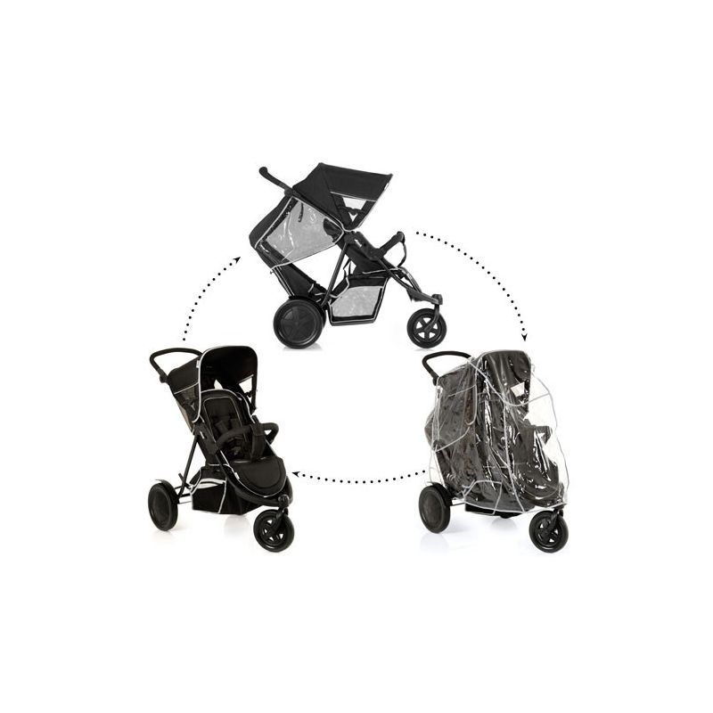Hauck tandemkäru Freerider, black