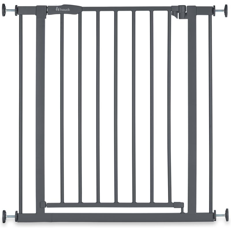 Hauck metallist turvavärav Open N Stop 2 Dark Grey 75 - 80 cm
