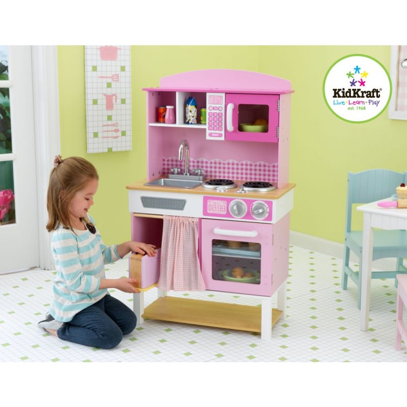 Kidkraft mänguköök-väike roosa