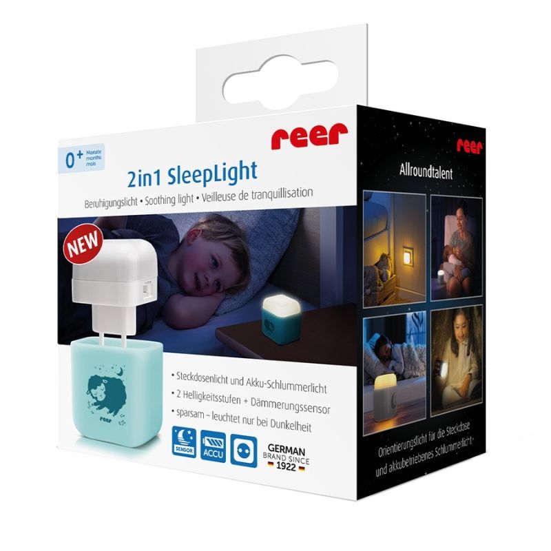 Reer 2in1 SleepLight - mint öölamp LED-tuled