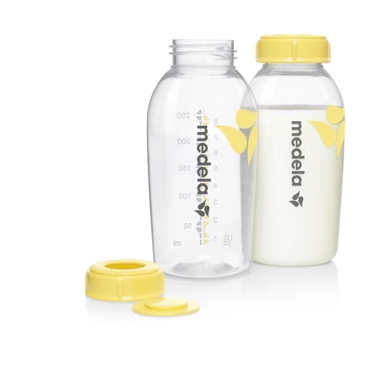 Medela piimapudel (ilma lutita) 250 ml kaanega-2tk