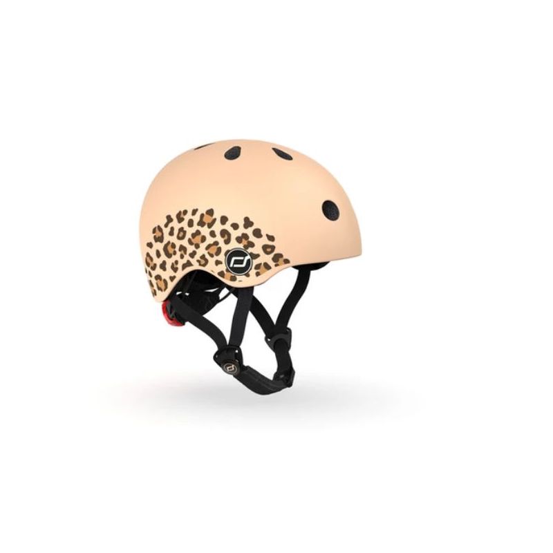 Scoot and Ride väikelaste jalgrattakiiver LEOPARD 45-51 cm XXS-S