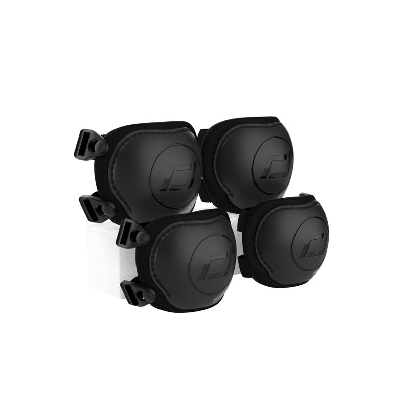 Scoot and Ride põlve- ja küünarnukikaitsmed lastele BLACK