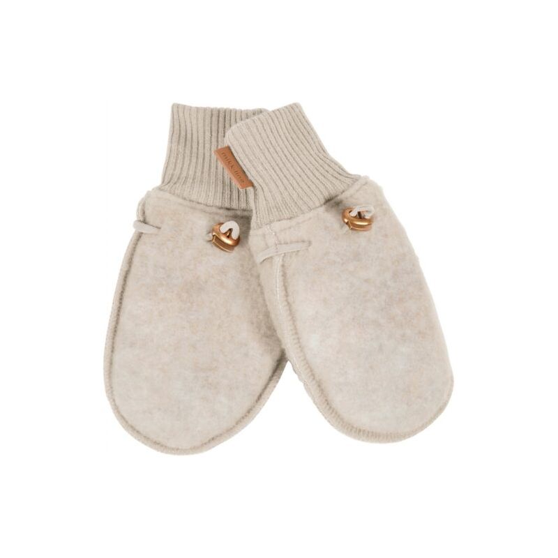 Mikk-line meriinokindad- Melange Offwhite