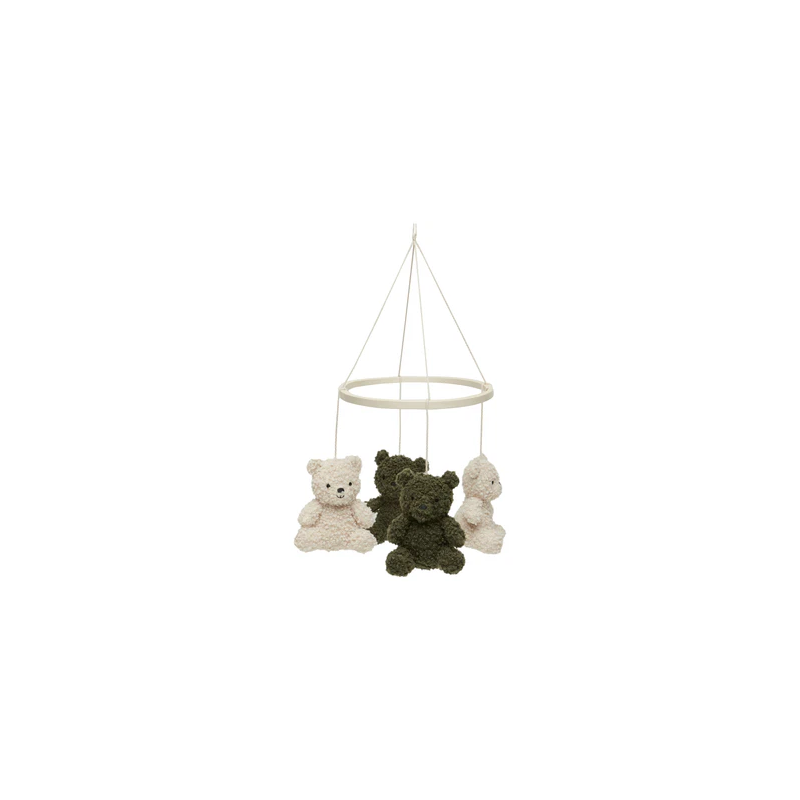 Jollein voodikarussell, kaisukaru - Leaf Green/Naturel