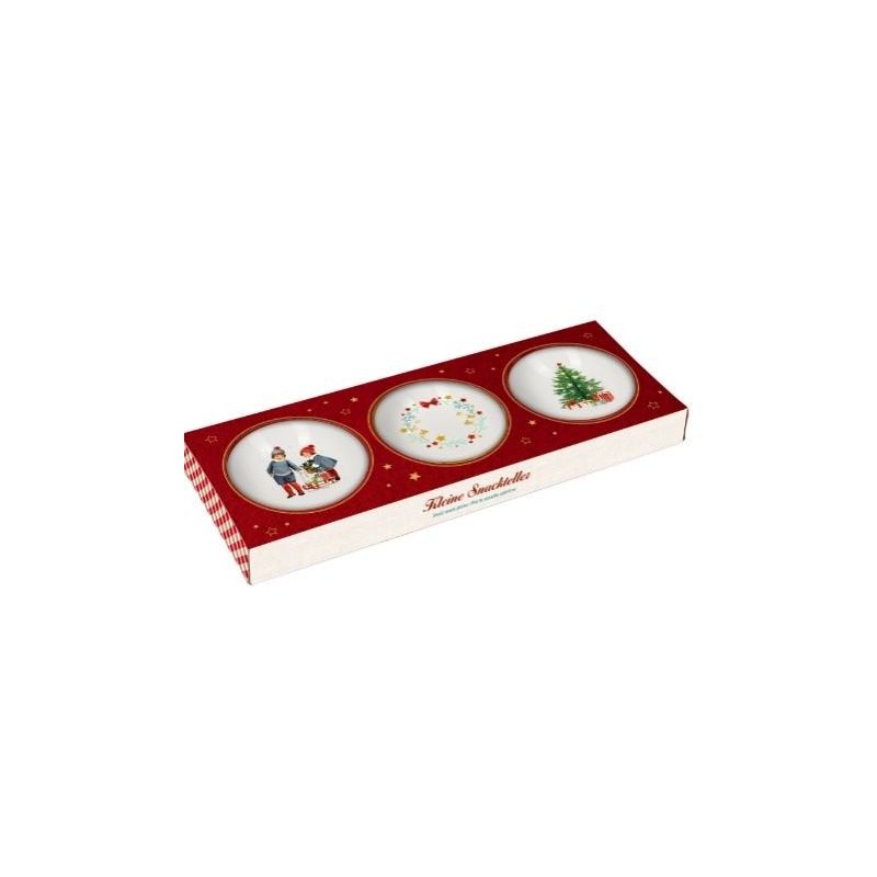 Christmas portselan taldrik 3 tk