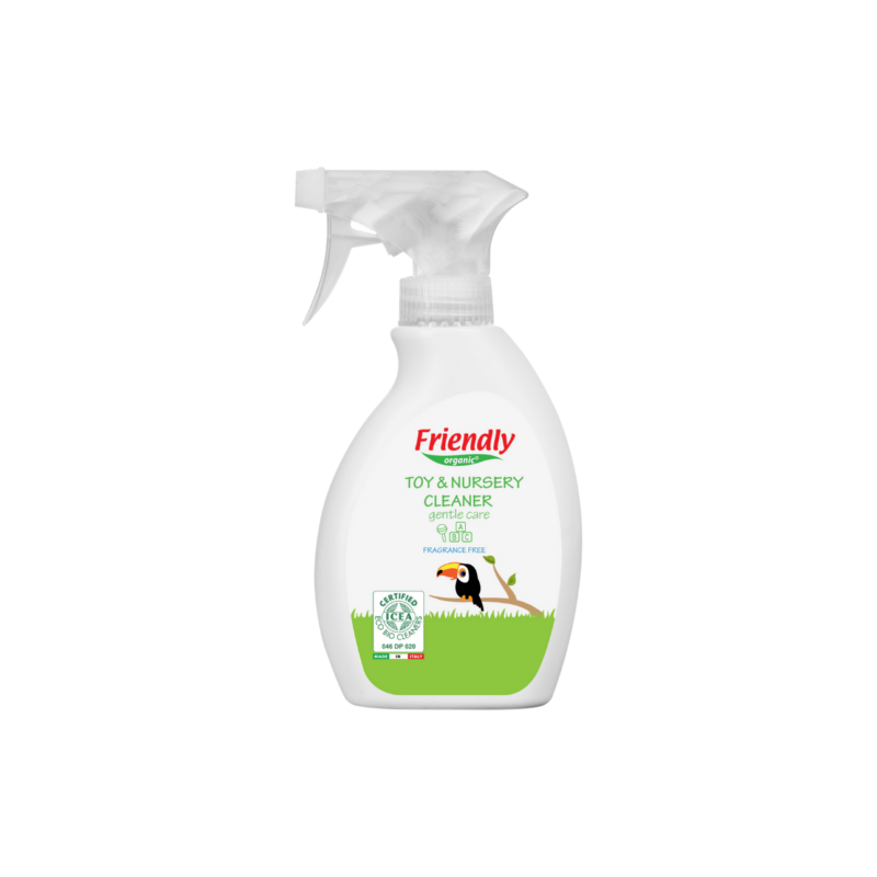 Friendly Organic lõhnatu mänguasjade ja lastetoa puhastusvahend aloe veraga, 250 ml
