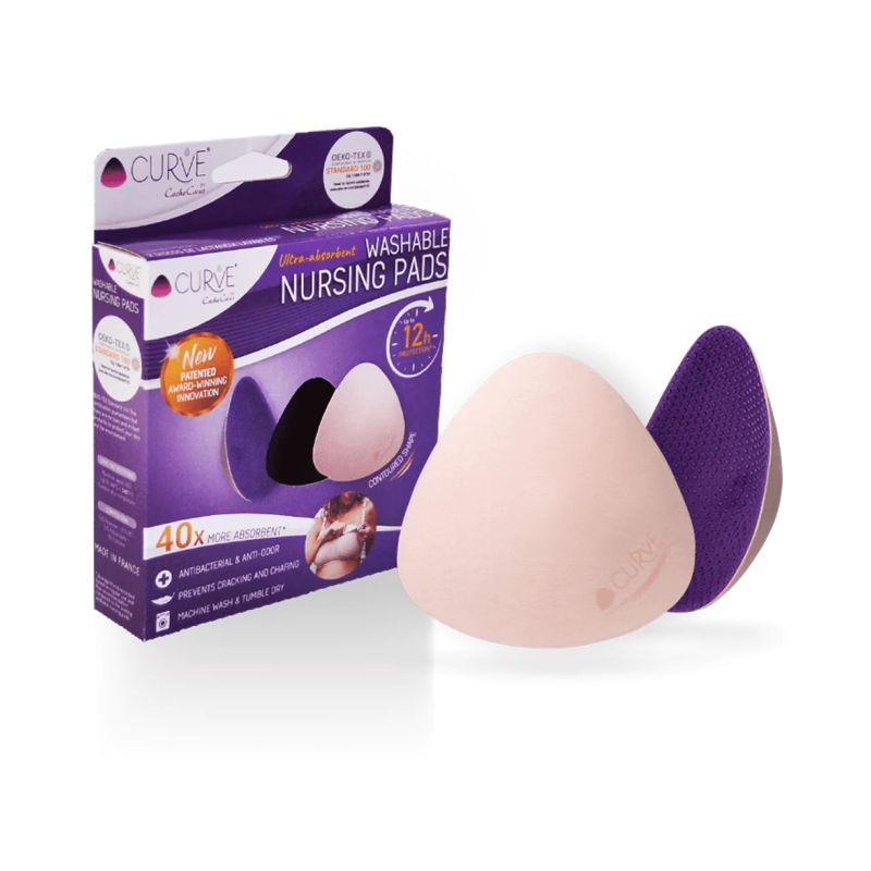 Cache Coeur korduvkasutatavad rinnapadjad Night Purple 2tk