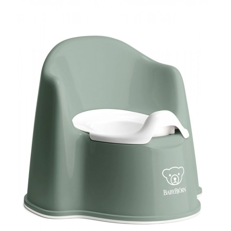 BabyBjörn pissipott seljatoega Potty Chair roheline