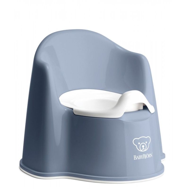 BabyBjörn pissipott seljatoega Potty Chair sinine
