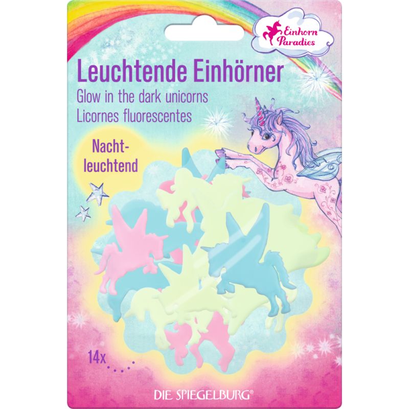 Einhorn Paradies Pimedas helendavad ükssarvikud