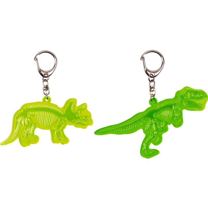 T-Rex World Dinosaurusega helendav võtmehoidja (erinevad)