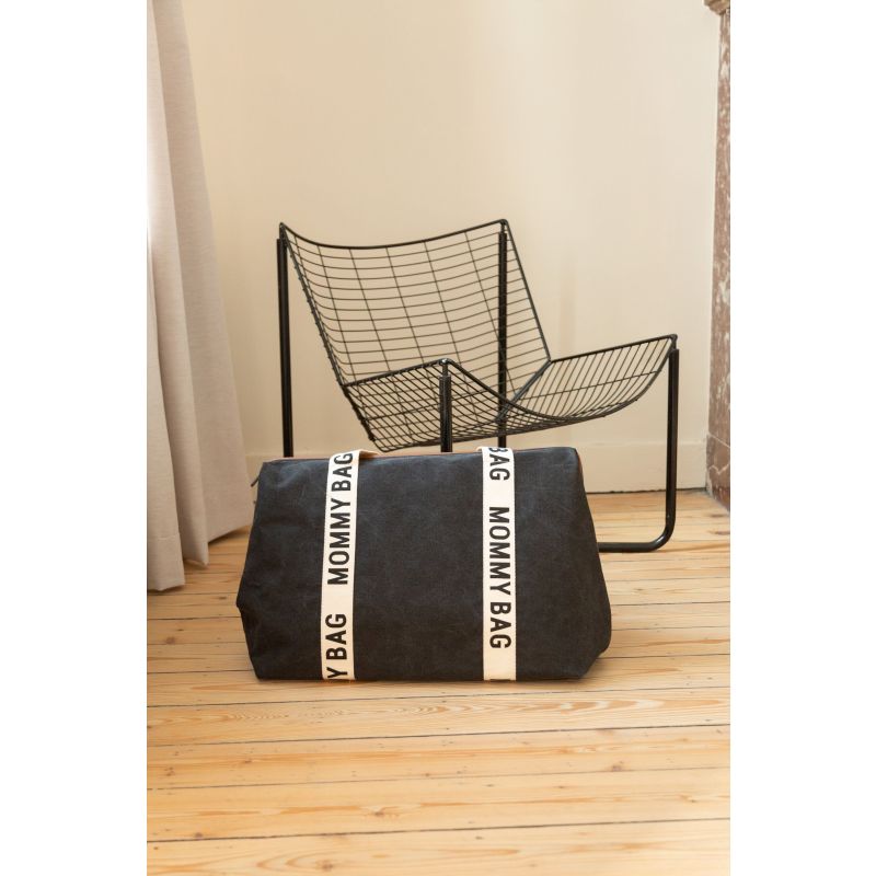 Childhome Mommy Bag beebitarvete kott black