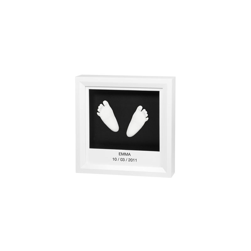 Baby Art skulptuur My Little Steps raamis valge/must