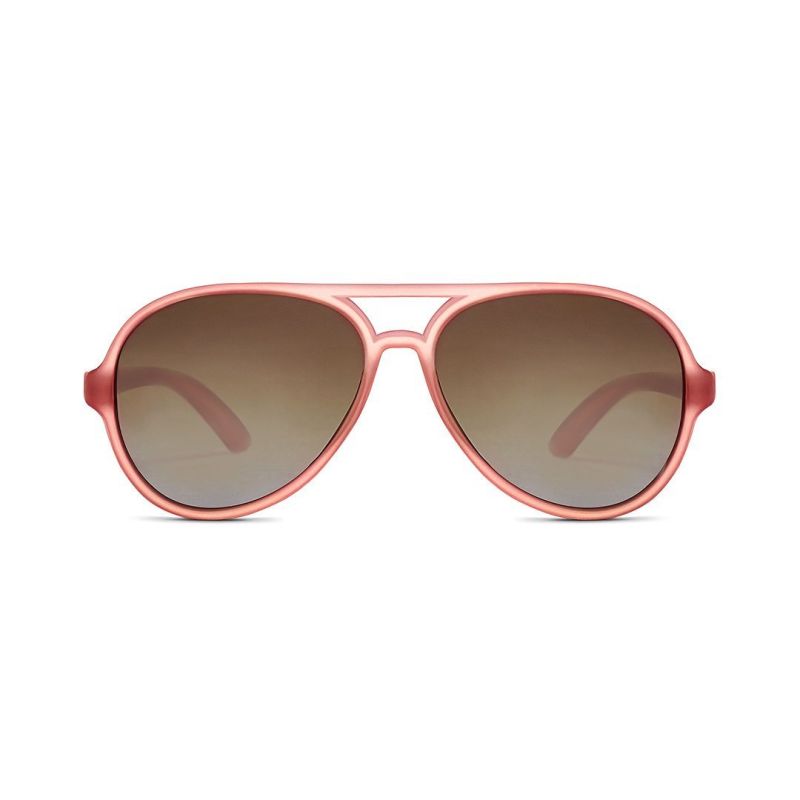 Hipsterkid Aviator Gold polariseeritud päikeseprillid beebidele 0-24 kuud – Rose