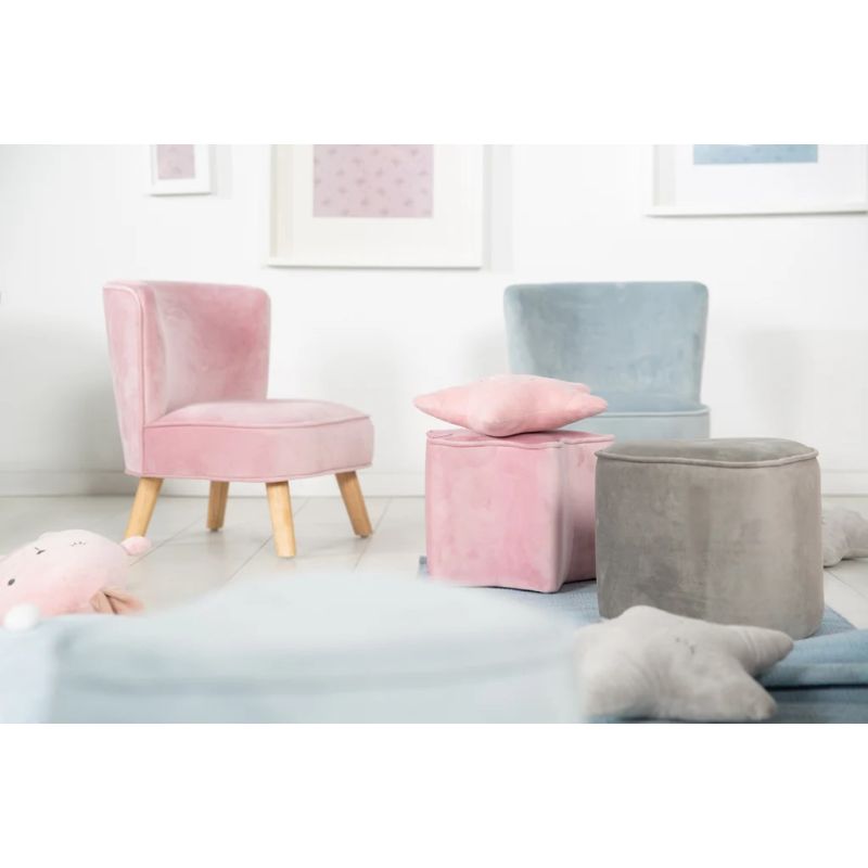 Roba laste tugitool 'Lil Sofa' lillakas-roosa
